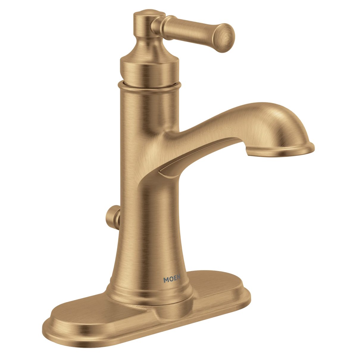 MOEN 6803BZG Dartmoor One-Handle Bathroom Sink Faucet - Bronzed Gold