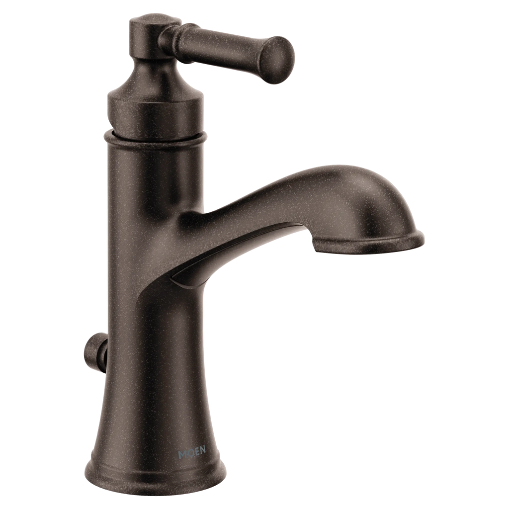 MOEN 6803ORB Dartmoor One-Handle Bathroom Sink Faucet - Oil Rubbed Bronze