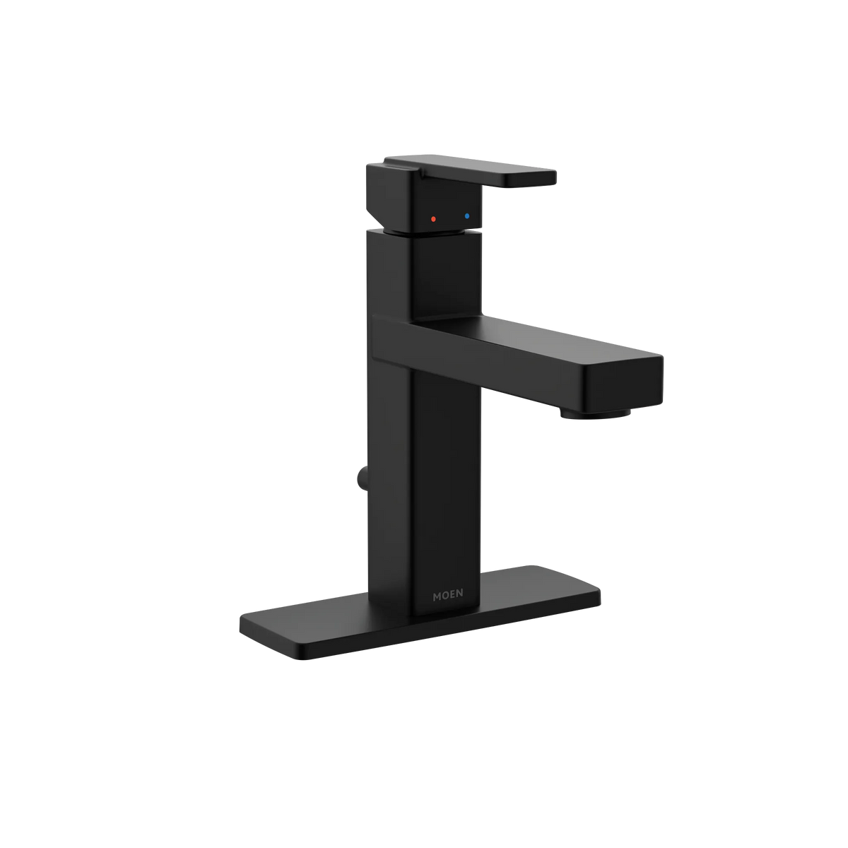 MOEN 6805BL Iver One-Handle Bathroom Sink Faucet - Matte Black