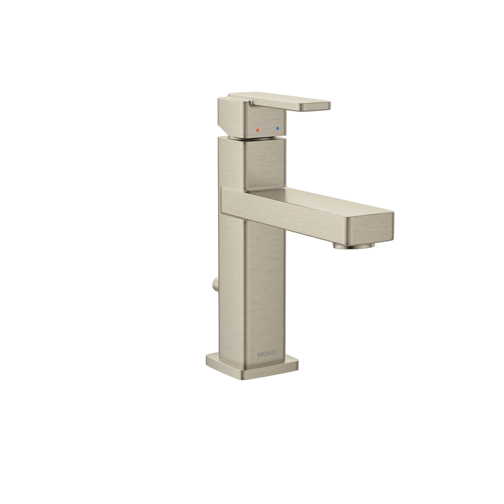 MOEN 6805BN Iver One-Handle Bathroom Sink Faucet - Brushed Nickel