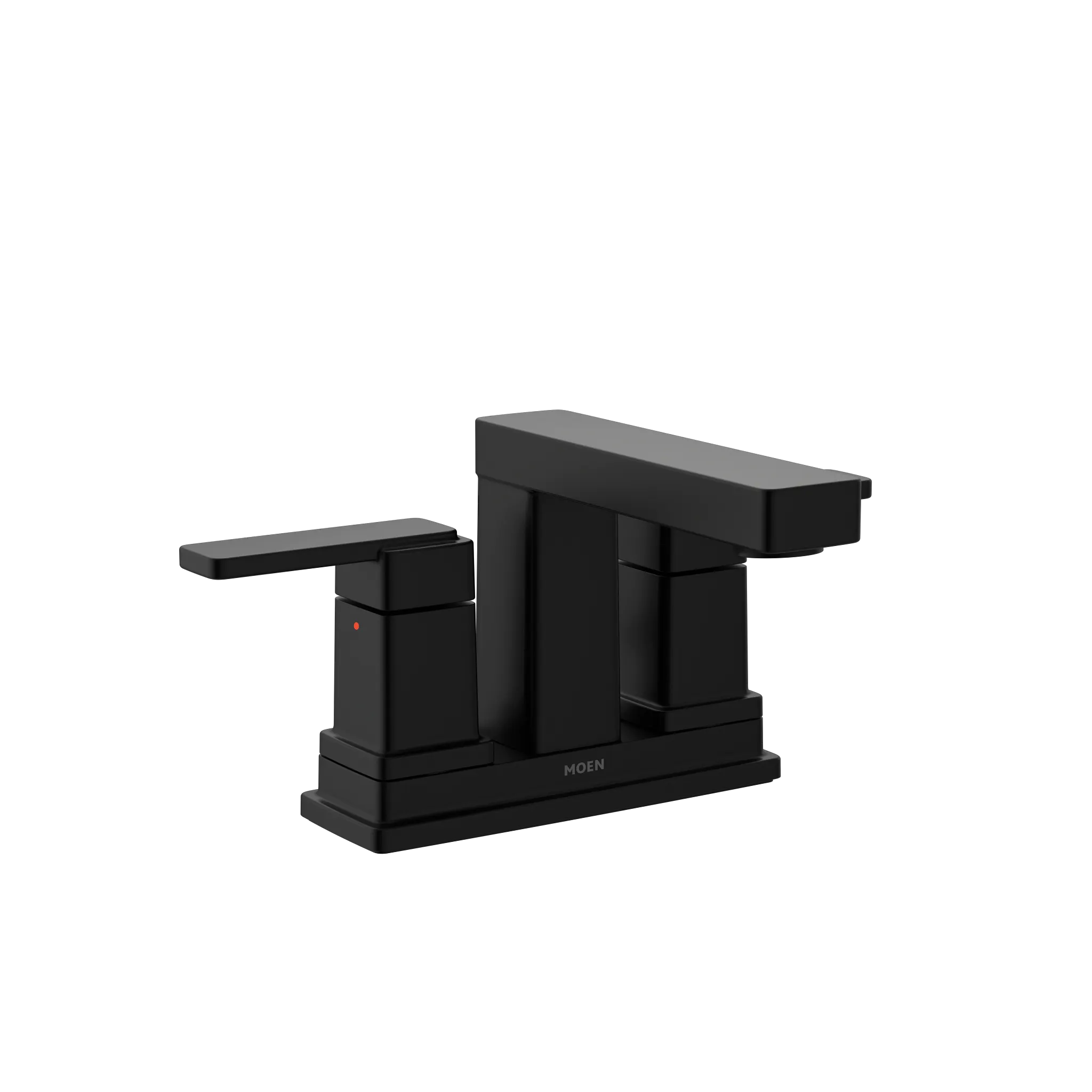 MOEN 6815BL Iver Two-Handle Centerset Bathroom Sink Faucet - Matte Black