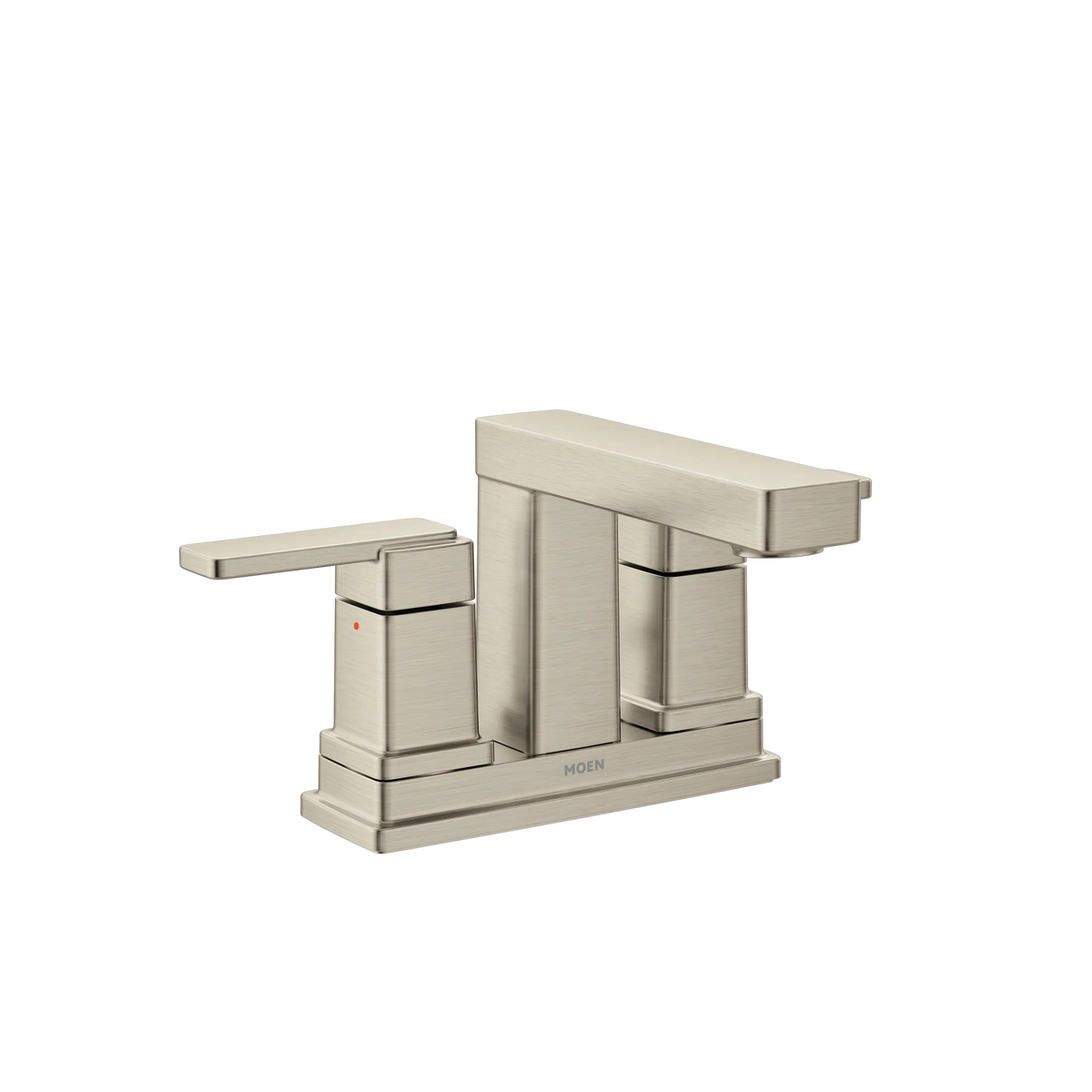 MOEN 6815BN Iver Two-Handle Centerset Bathroom Sink Faucet - Brushed Nickel