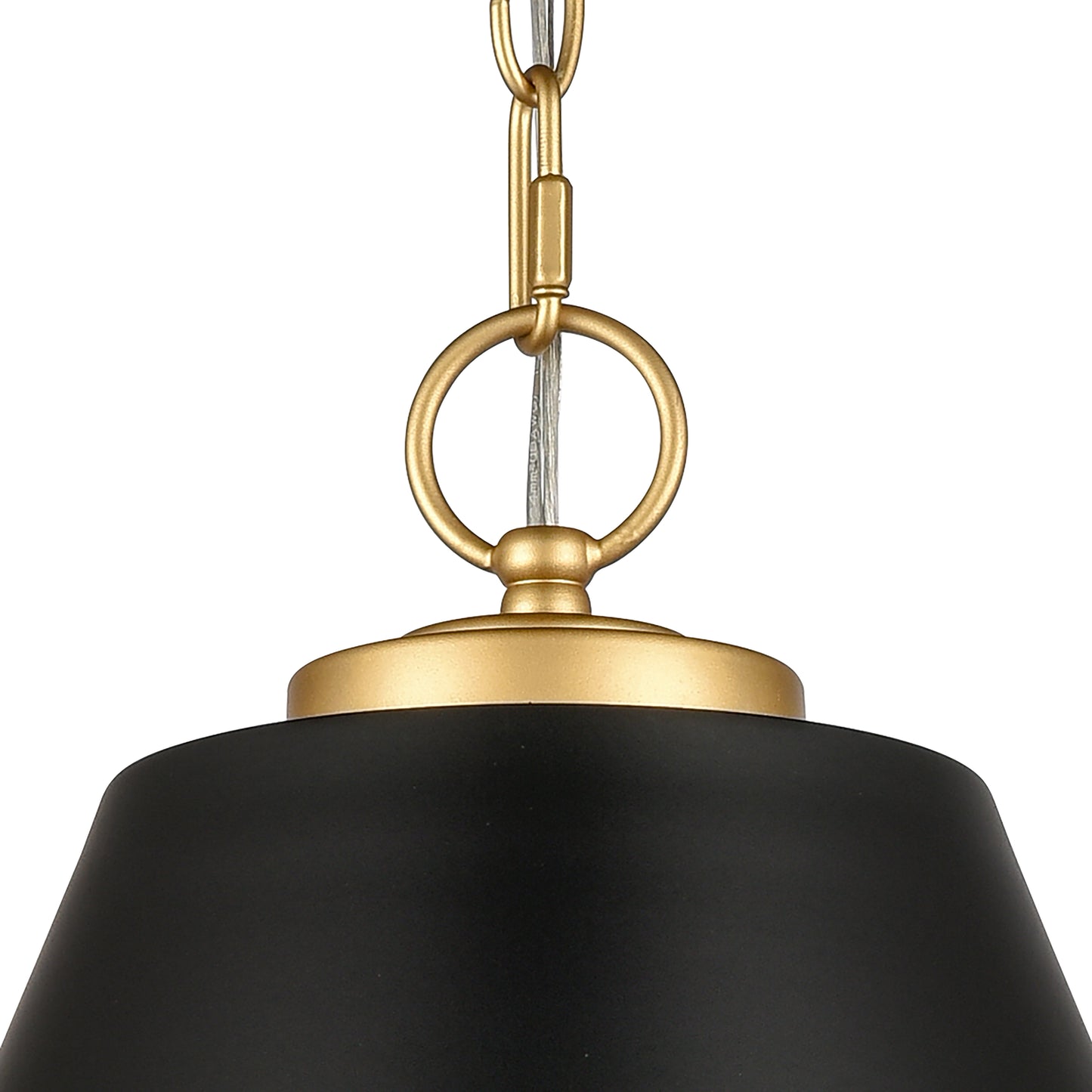 ELK SHOWROOM 68164/1 Vellus 14'' Wide 1-Light Pendant - Matte Black