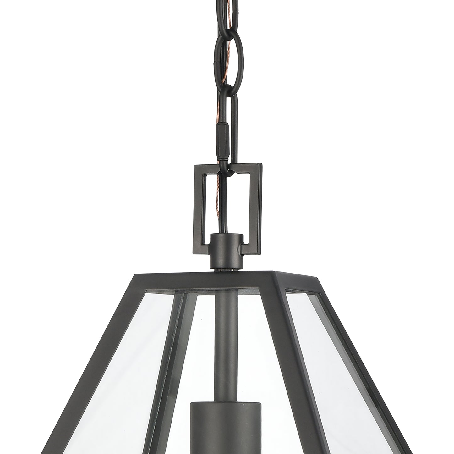 ELK SHOWROOM 68204/1 Tangent 12'' Wide 1-Light Pendant - Matte black