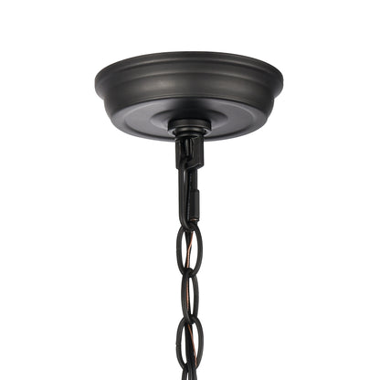 ELK SHOWROOM 68204/1 Tangent 12'' Wide 1-Light Pendant - Matte black