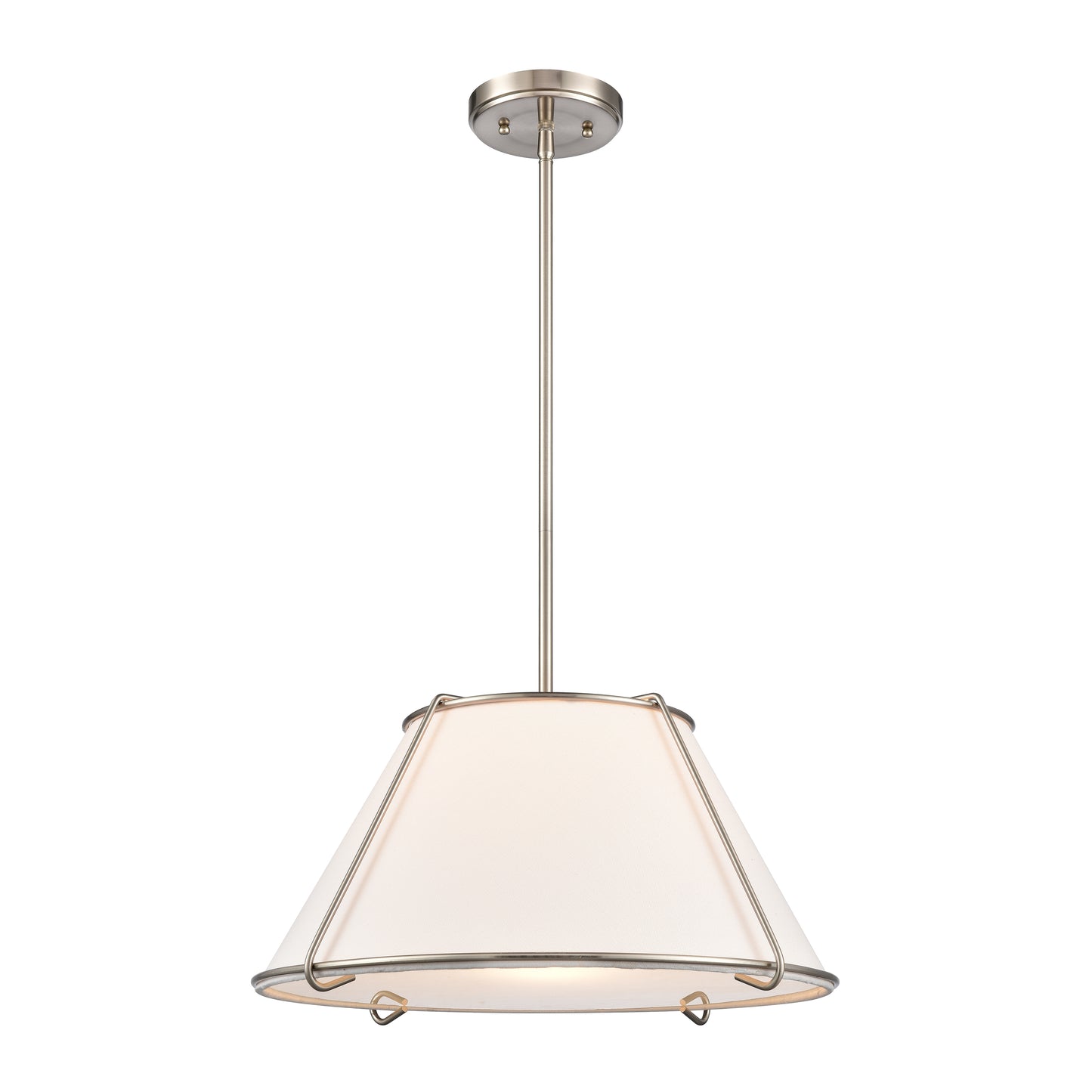 ELK SHOWROOM 68254/1 Regalia 18'' Wide 1-Light Pendant - Satin Nickel