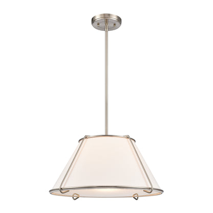 ELK SHOWROOM 68254/1 Regalia 18'' Wide 1-Light Pendant - Satin Nickel