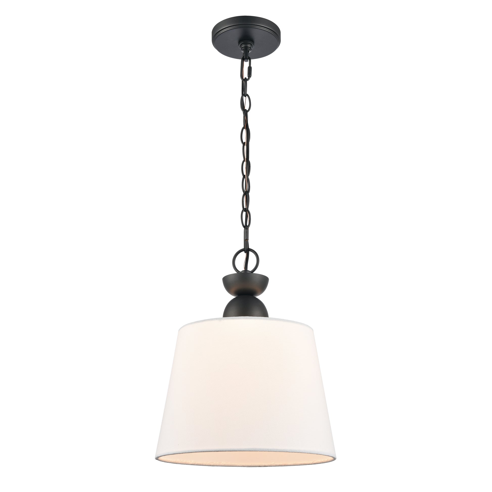 ELK SHOWROOM 68264/1 Kistler 12'' Wide 1-Light Pendant - Charcoal