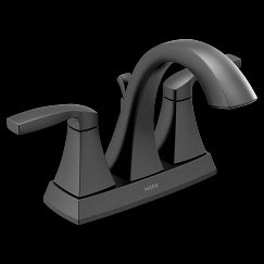 MOEN 6901BL Voss  Two-Handle Bathroom Faucet In Matte Black