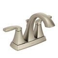 MOEN 6901BN Voss Two-Handle Centerset Bathroom Sink Faucet - Brushed Nickel