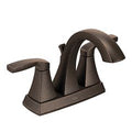 MOEN 6901ORB Voss Two-Handle Centerset Bathroom Sink Faucet - Oil Rubbed Bronze