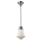 ELK SHOWROOM 69029-1 Schoolhouse 8'' Wide 1-Light Mini Pendant - Satin Nickel