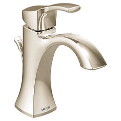 MOEN 6903NL Voss One-Handle Bathroom Sink Faucet - Polished Nickel