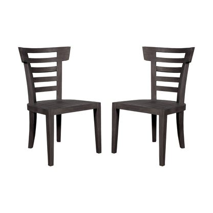 ELK SIGNATURE 6917502P-AS Teak Patio Outdoor Morning Chair (Set of 2)