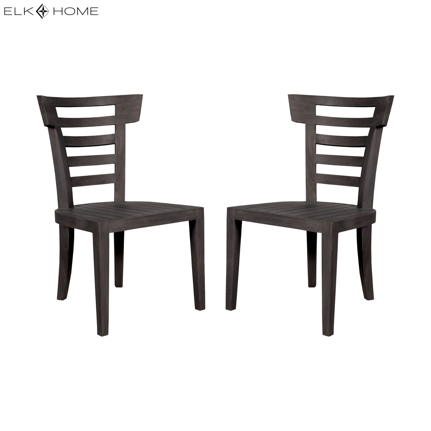 ELK SIGNATURE 6917502P-AS Teak Patio Outdoor Morning Chair (Set of 2)