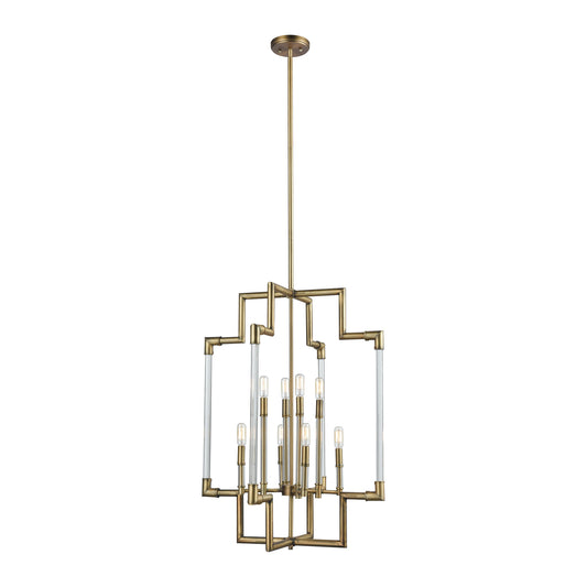 ELK SHOWROOM 69206/8 Brandon 24'' Wide 8-Light Pendant - Classic Brass