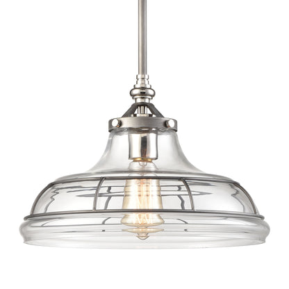 ELK SHOWROOM 69244/1 Dunkirk 13'' Wide 1-Light Pendant - Weathered Zinc