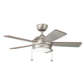 KICHLER 330171NI Starkk Led 42" Fan Brushed Nickel