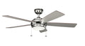 KICHLER 330174PN Starkk Led 52" Fan Polished Nickel