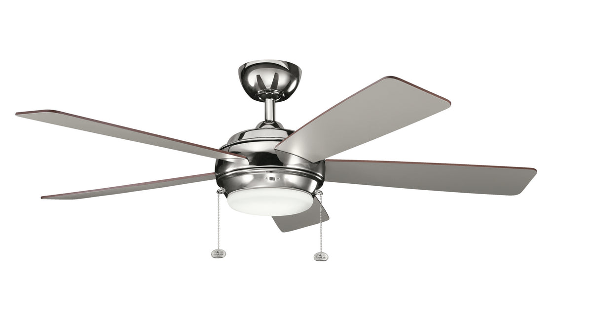 KICHLER 330174PN Starkk Led 52" Fan Polished Nickel