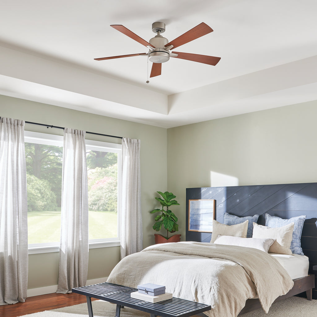 KICHLER 330242NI Bowen 52" Fan Brushed Nickel