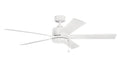 KICHLER 330243MWH Bowen 60" Fan Matte White
