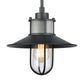 ELK SHOWROOM 69375/1 Coastal Farm 10'' Wide 1-Light Outdoor Pendant - Charcoal