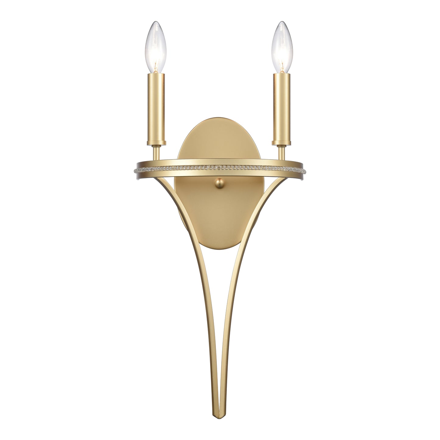 ELK SHOWROOM 69480/2 Noura 20'' High 2-Light Sconce - Champagne Gold