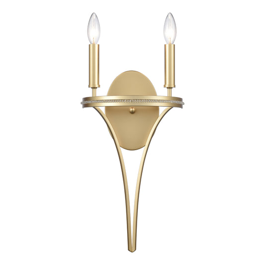 ELK SHOWROOM 69480/2 Noura 20'' High 2-Light Sconce - Champagne Gold