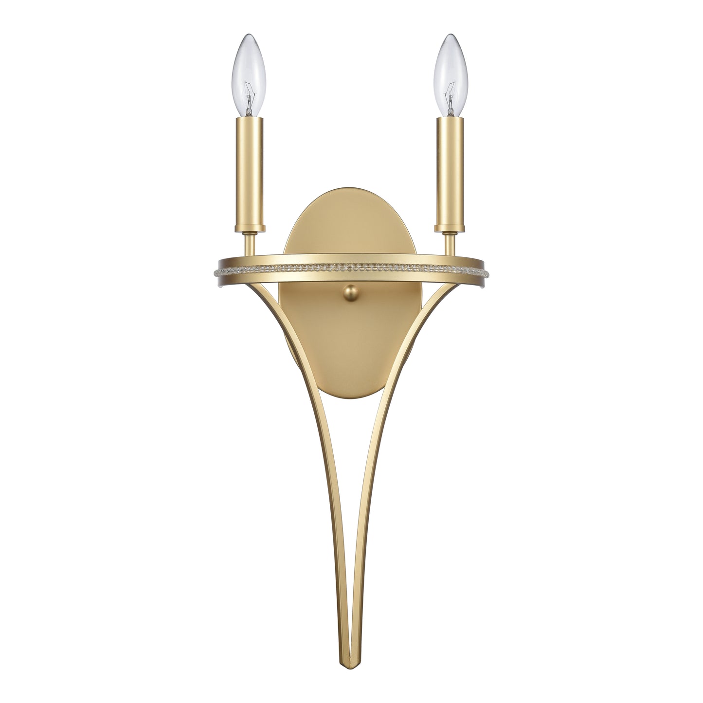 ELK SHOWROOM 69480/2 Noura 20'' High 2-Light Sconce - Champagne Gold