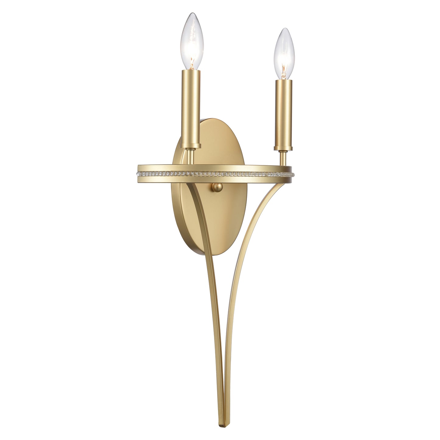 ELK SHOWROOM 69480/2 Noura 20'' High 2-Light Sconce - Champagne Gold