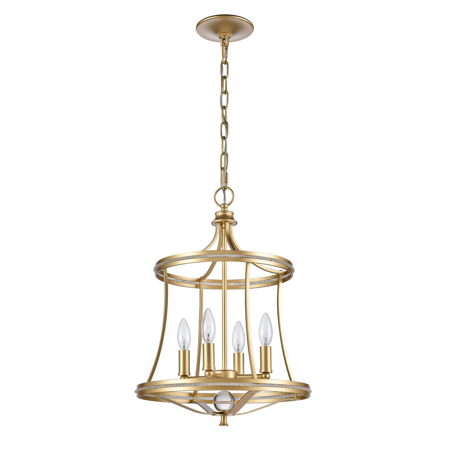 ELK SHOWROOM 69484/4 Noura 15.5'' Wide 4-Light Pendant - Champagne Gold