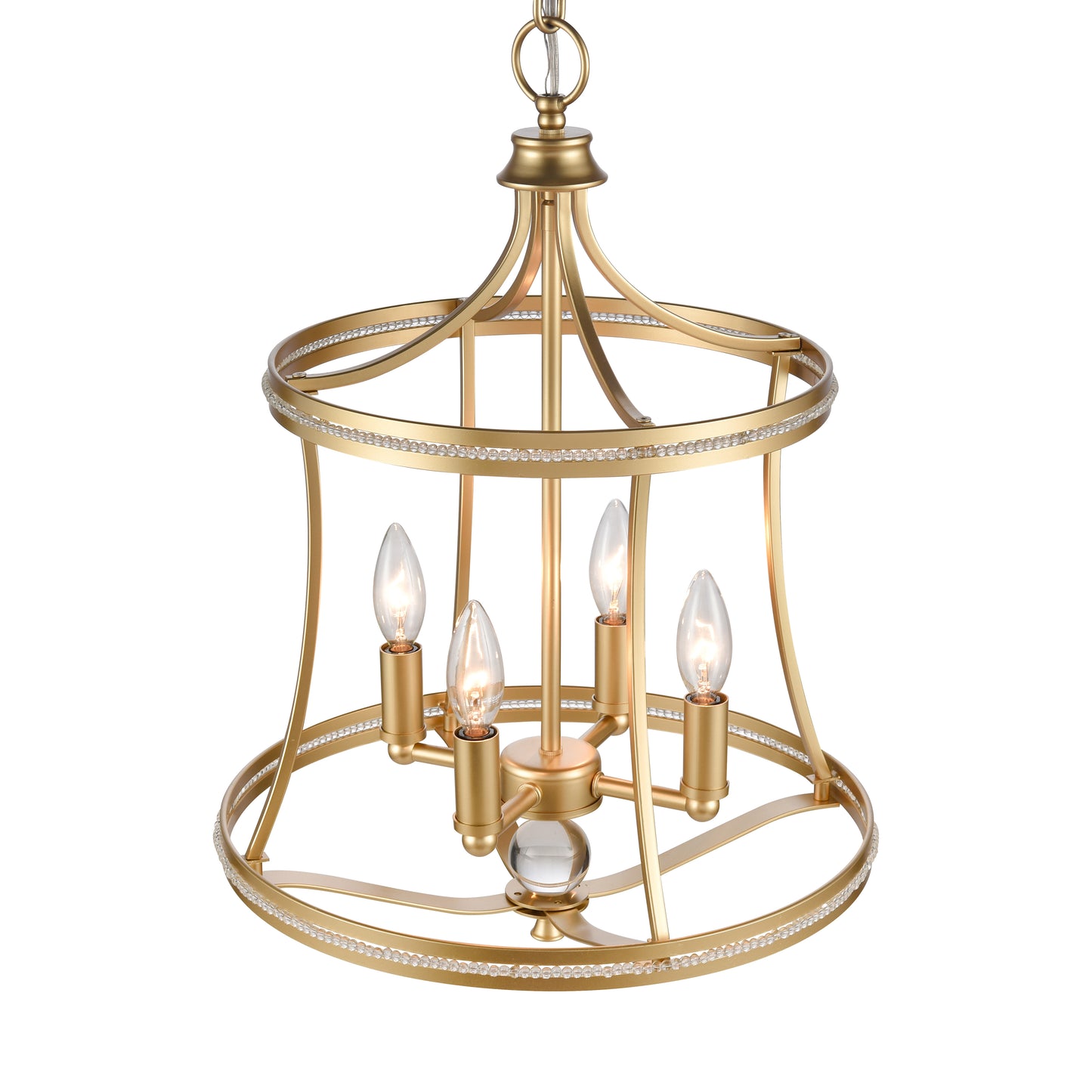 ELK SHOWROOM 69484/4 Noura 15.5'' Wide 4-Light Pendant - Champagne Gold