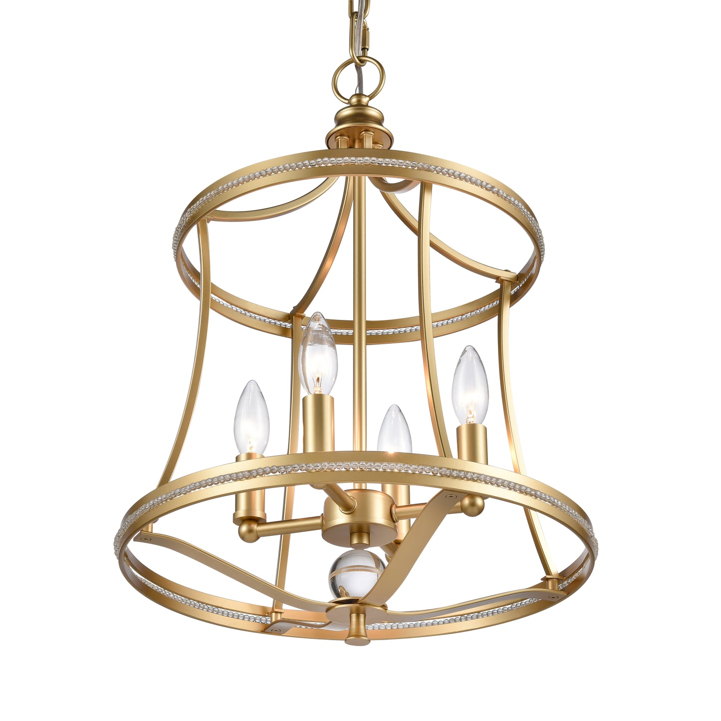 ELK SHOWROOM 69484/4 Noura 15.5'' Wide 4-Light Pendant - Champagne Gold