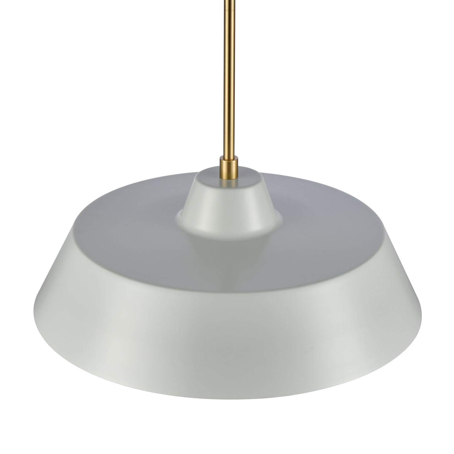 ELK SHOWROOM 69525/1 Gilman 16'' Wide 1-Light Pendant - Satin Brass with Powder Blue