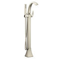 MOEN 695BN Voss Chrome One-Handle Tub Filler Including Handheld Shower - Brushed Nickel