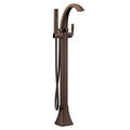 MOEN 695ORB Voss Chrome One-Handle Tub Filler Including Handheld Shower - Oil Rubbed Bronze