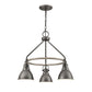 ELK SHOWROOM 69652/3 North Shore 24'' Wide 3-Light Outdoor Pendant - Iron