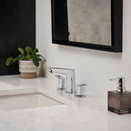 GROHE 20225001 Bauloop 8-Inch Widespread 2-Handle M-Size Bathroom Faucet, 1.2 GPM - Chrome