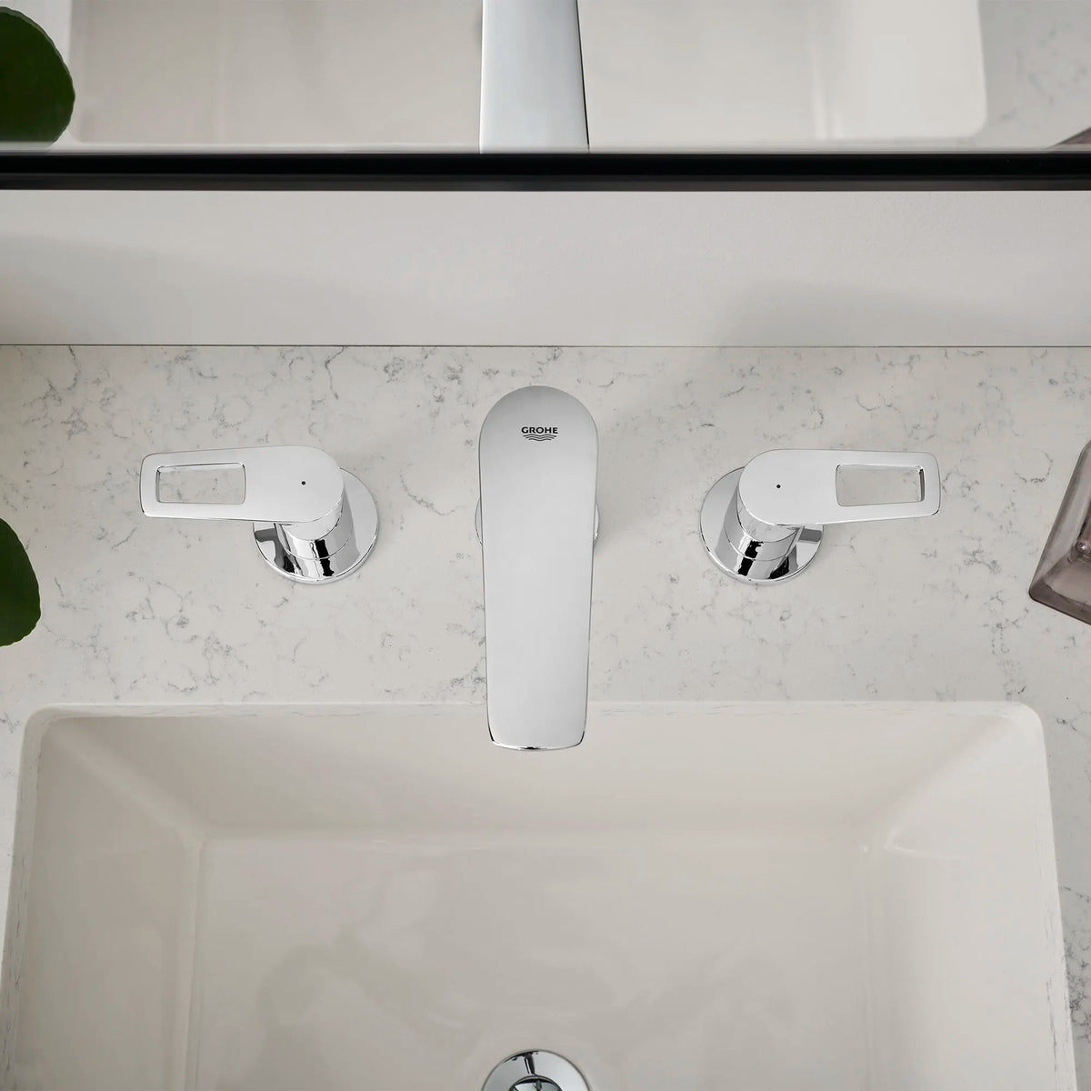 GROHE 20225001 Bauloop 8-Inch Widespread 2-Handle M-Size Bathroom Faucet, 1.2 GPM - Chrome
