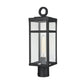 ELK SHOWROOM 69703/1 Dalton 20'' High 1-Light Outdoor Post Light - Textured Black