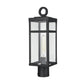 ELK SHOWROOM 69703/1 Dalton 20'' High 1-Light Outdoor Post Light - Textured Black