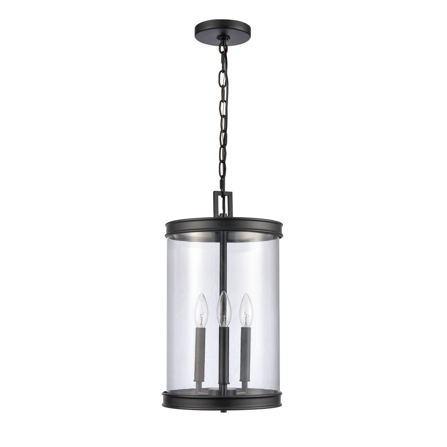 ELK SHOWROOM 69745/3 Mendoza 10.25'' Wide 3-Light Pendant - Matte Black