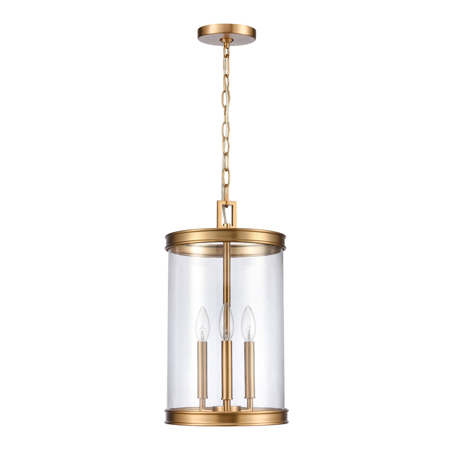 ELK SHOWROOM 69755/3 Mendoza 10.25'' Wide 3-Light Pendant - Brushed Gold