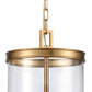 ELK SHOWROOM 69755/3 Mendoza 10.25'' Wide 3-Light Pendant - Brushed Gold