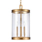 ELK SHOWROOM 69755/3 Mendoza 10.25'' Wide 3-Light Pendant - Brushed Gold