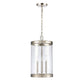 ELK SHOWROOM 69765/3 Mendoza 10.25'' Wide 3-Light Pendant - Polished Nickel