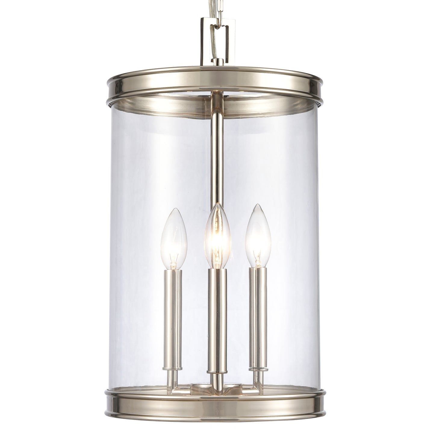 ELK SHOWROOM 69765/3 Mendoza 10.25'' Wide 3-Light Pendant - Polished Nickel