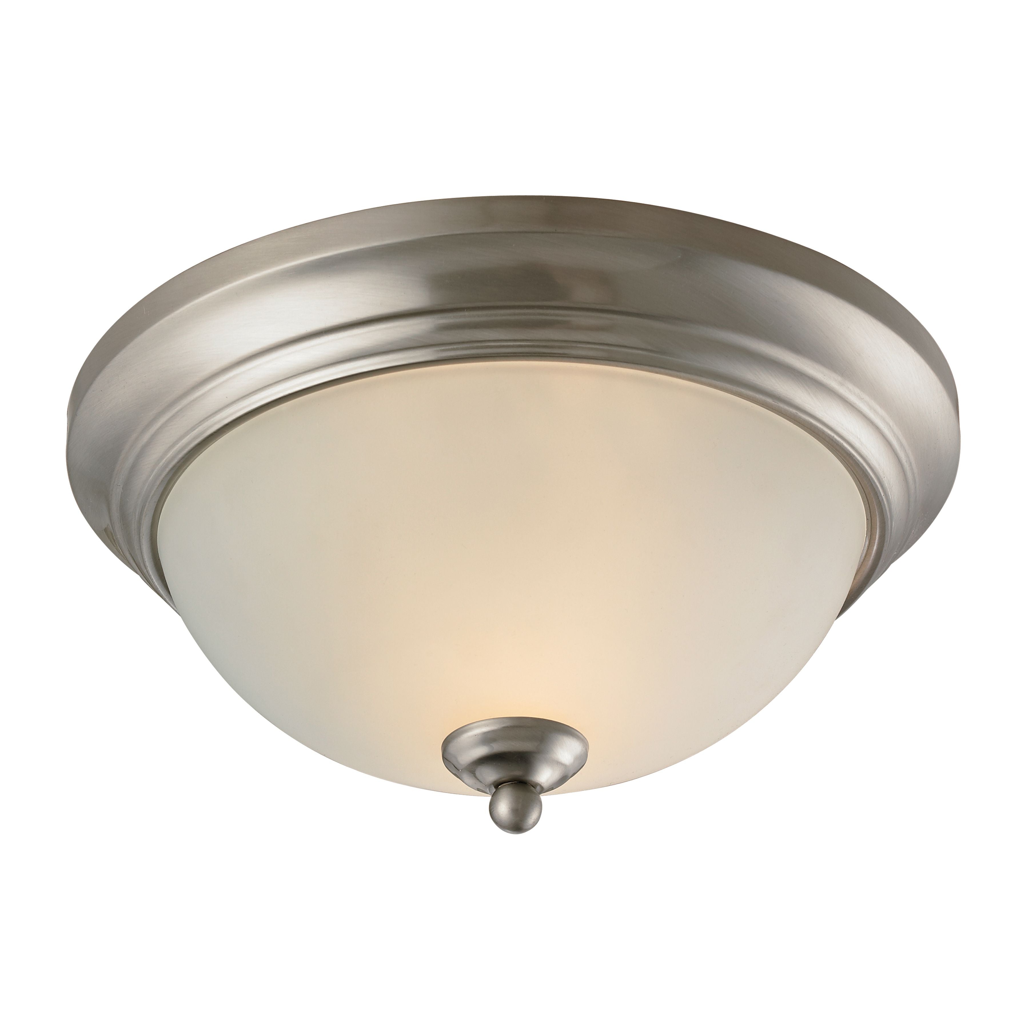 THOMAS 7002FM/20 Huntington 11'' Wide 2-Light Flush Mount - Brushed Nickel