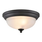 THOMAS 7002FM/60 Basics 11'' Wide 2-Light Flush Mount - Black